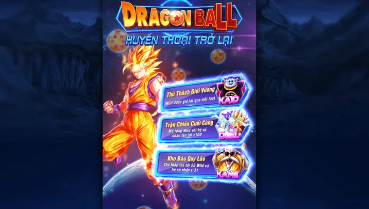 Chinh Phục Nổ Hũ Dragon Ball Tại RikBet Trải Nghiệm Slot Game Thần Thoại Bùng Nổ