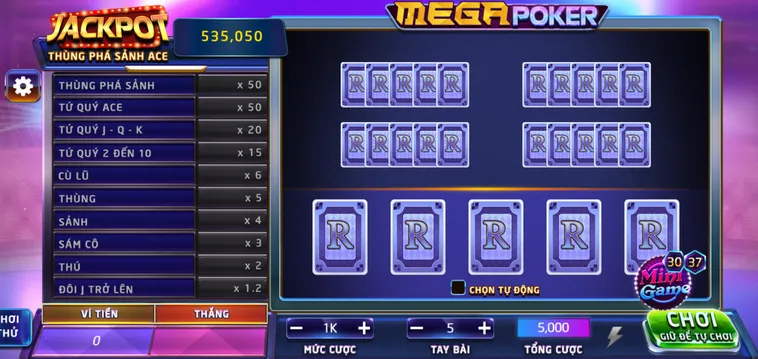 Mega Poker Tại RikBet Sảnh Đấu Trí Đẳng Cấp Quốc Tế Và Giải Thưởng Khổng Lồ