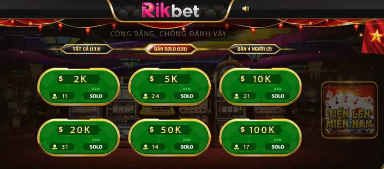 Trải Nghiệm Tiến Lên Miền Nam Tại RikBet Sân Chơi Đẳng Cấp Cho Các Bài Thủ 2026