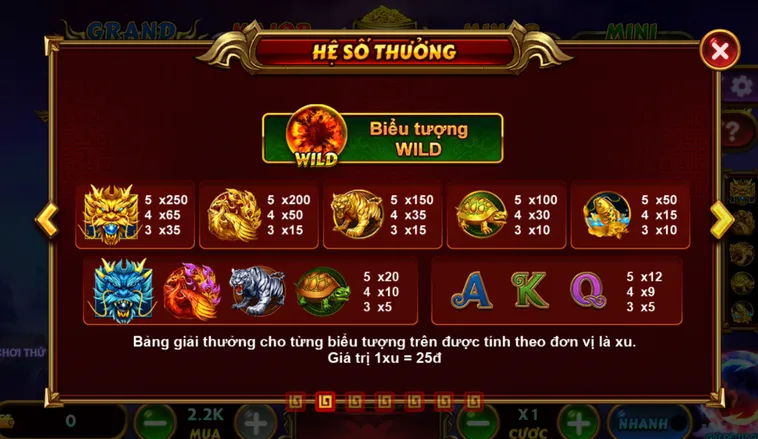 Nổ Hũ Tứ Linh Tại RikBet Sảnh Cược Thần Thoại Săn Quỹ Thưởng Jackpot Khủng